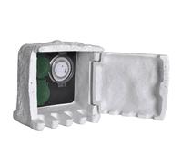 Prise de jardin forme de pierre avec minuterie