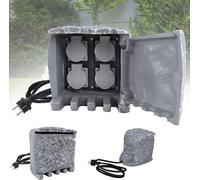 Prise de jardin NAIZY Prise extérieure étanche Prise extérieure 10A/250V Outdoor Prise IP44 pour jardin humide à l'extérieur,(2 pièces)
