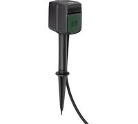 Prise de Jardin WiFi avec Piquet CS 2 Prises et câble de 3 m H07RN-F3G1,5