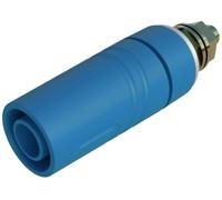Prise de laboratoire de sécurité SAB 2600 G M4 Ø de la broche: 4 mm Hirschmann Test & Measurement SAB 2600 G M4 Au 972357702 bleu