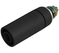 Prise de laboratoire de sécurité SAB 2600 G M4 Ø de la broche: 4 mm SKS Hirschmann SAB 2600 G M4 Au 972357700 noir 1 pc(s)