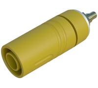 Prise de laboratoire de sécurité SAB 2640 LK au Ø de la broche: 4 mm Hirschmann Test & Measurement SAB 2640 LK Au 972358703 jaune