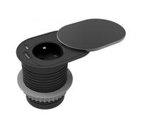 Prise de meuble Ø6 cm, encastrée sur table avec OR-GM-9042/B