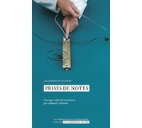 Prise de notes - Manuel Couvreur - Academie Royale Sciences Lettres - Poche - Monographie