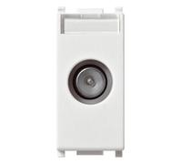 Prise de passage TV-RD-SAT blanc Vimar Plana 14300.10
