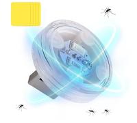 Prise de piège à mouches : piège à mouche intérieur avec lumière USB, bulldozer mouche, pièges collants, 5 pièces, mouches à fruits, récepteur intérieur, pour