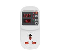 Prise de protection automatique tension et courant AC 220V 110V réglable 16A, contre les surtensions, prise ue, sécurité(UK)