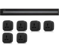 Prise De Rail Mobile, Rail Coulissant 0,4/0,6/0,8/1/1,2/1,5 M, Conception étanche Aux éclaboussures, Prise électrique Ultra-Mince pour La Cuisine, A, 120CM