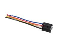 Prise de relais automobile JD1912 1914, faisceau de câbles 40 A, base type fleur de prunier(National standard 5 wire socket)