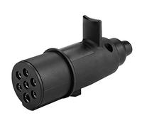 Prise de remorque, prise de remorque 24 V 7 broches adaptateur de connecteur de remorquage de type N adapté pour caravane de camion de remorque