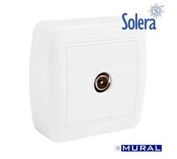 Prise de signal unique pour TV. Série Murale Solera [E3-42992]