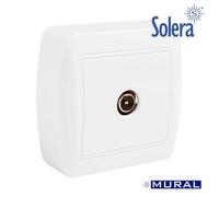 Prise de signal unique pour TV. Série Murale Solera [E3-42992]
