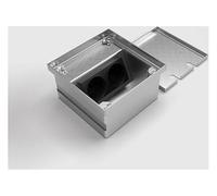 Prise de sol 2 prises carrées occupables BS BODENSTECKDO 8802T