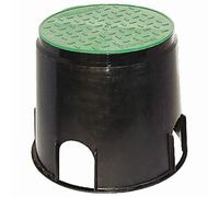 Prise de sol à encastrer Heitronic 21036 noir, vert