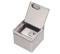 Prise de Sol Dissimulée AC250V 4000W avec Port Réseau et Prise UE pour Bureaux Hôtels Écoles Installation Facile Sécurité Élevée