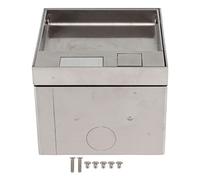 Prise de Sol en Acier Inoxydable PC étanche, Prise de Terre Prise électrique étanche de Prise de Sol pour Utilisation Intérieure et Extérieure AC250V