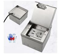 Prise De Sol Encastrable, Prise Electrique Etanche En Acier Inoxydable, 4000w 16a Ac250v, Kit De Boîte De Sol Pour La Maison Les Bureaux(Standard+Dual USB)