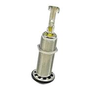 Prise de sortie d ' instrument de qualité supérieure de 6, 35 mm, tube nervuré droit pour basse de guitare électrique, assure une connectivité stable, prise d ' instrument cohérente