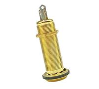 Prise de sortie d ' instrument de qualité supérieure de 6, 35 mm, tube nervuré droit pour basse de guitare électrique, assure une connectivité stable, entrée de guitare de studio