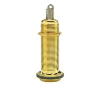 Prise de sortie d'instrument de qualité supérieure de 6,35 mm - Tube droit nervuré pour guitare électrique - Garantit une connectivité stable - Entrée de guitare de studio