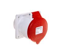 Prise de table droite 5P 32A 400V rouge IP44 3451 ProTOP