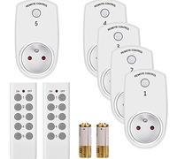 Prise de télécommande, sûre et durable 2 à 5 prise intelligente multifonctionnelle 230 V-50 Hz pour le bureau pour le ménage