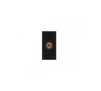 Maclean MCE726B Kabelfernsehen Steckdose Modulare Wandsteckdose ohne Rahmen Unterputzdose Wanddose Einbaudose Unterputz Montage (TV Steckdose, Schwarz)