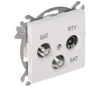 PRISE DE TERMINAL SANTRA/4160-10/EPN R-TV + 2xSAT Elektro-Plast