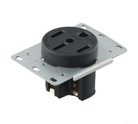 Prise de terre industrielle à 3 pôles et 4 fils de mise à la terre pour NEMA 14-50R 50 A 125/250 V