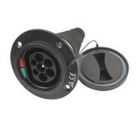 Prise de type 2 pour voiture | 1 phase | 16A/32A |