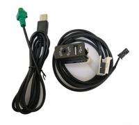 Prise d'entrée auxiliaire de voiture ABS pour interface BMW 12 broches | Fabriqué en ABS, résistant à l'usure et à la déformation, performance durable, compatible 12 V