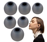 Prise des bouchons d'oreille Riseaux de remplacement, manches de protection en silicone pour écouteurs, oreillers d'oreille doux Attachements dans les tailles S M L Effet d'immersion: Système d'étanch