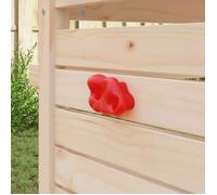 Prise d'escalade Vidaxl Préhension d'escalade 12 pcs Rouge 100 x 67 x 43 mm PP