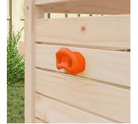 Prise d'escalade Vidaxl Préhension d'escalade 2 pcs Orange 100 x 67 x 43 mm PP