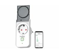 Prise d'extérieur connectée - Luminea Home Control - 16 A - Compatible Matter - Commandes vocales - Wattmètre