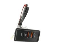 Prise d'interface AUX USB pour Voiture, pour Compatible avec Seat Leon 2013-2017, pour Double Port USB, pour Module Haute Vitesse QC30 Adaptateur 12 V/24 V