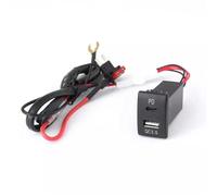 Prise d'interface AUX USB pour Voiture, pour Compatible Suzuki Swift 12V/24V Dual, pour avec Adaptateur de Prise Rapide QC30 PD Montage Haute Vitesse
