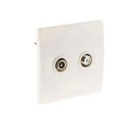 - Prise Diwone TV + SAT Ø9.52mm