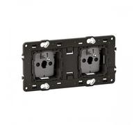 prise de courant - 2 x 2p+t - 16a - précablée - legrand céliane cm0112