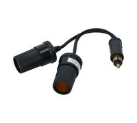 Carpoint Adaptateur allume-cigare Prise double simultanée ISO 4165 2x12/24V 5A