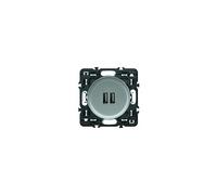 Prise double chargeur USB Céliane + enjoliveur