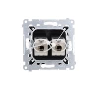 Prise double ordinateur RJ45 catégorie Simon 54 D62E.01/49