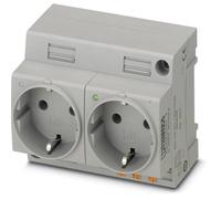 Prise double Phoenix Contact EO-CF/PT/LED/DUO 804049 1 pc(s)