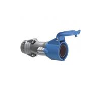 Prise droite femelle 16 Ampères 2P+T IP44 bleu - Legrand Hypra 52082