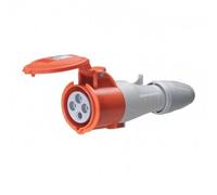 Prise Droite Femelle 16 Ampères 3P+T Ip44 Rouge - Legrand 555108