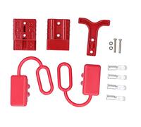 Prise électrique à connexion rapide de batterie, haute conductivité 50A 12-36VDC avec poignée (Rouge)