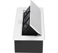 Prise électrique de sol Prise de bureau Pop Up 3 trous Double alimentation USB Accessoires 250V 10A