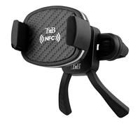 T'nB - Support voiture mâchoire pour grille d'aération NFC - Finition carbone