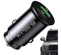 Prise en charge de la voiture du chargeur téléphonique, admission de l'adaptateur de chargeur automatique : chargeurs de voiture pour téléphones portables A+C, PD PDP USB portable