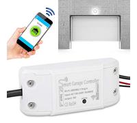 Prise en charge du contrôleur de garage intelligent pour Goole, ouvre-porte de garage WiFi universel contrôlé par smartphone pour système d'ouverture de portail automatique(EU)